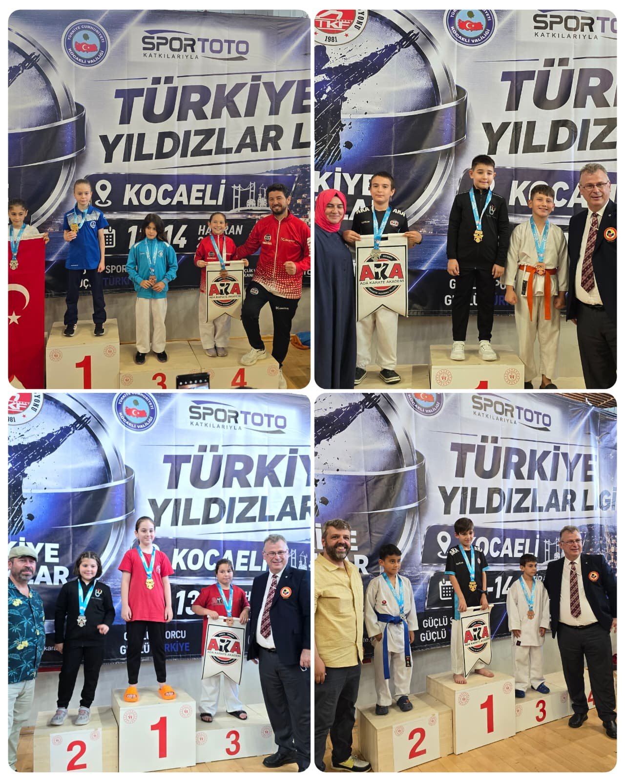 Türkiye  Yıldızlar Ligi 1.Etap sonuçları KOCAELİ-DARICA 13-14 HAZİRAN 2026